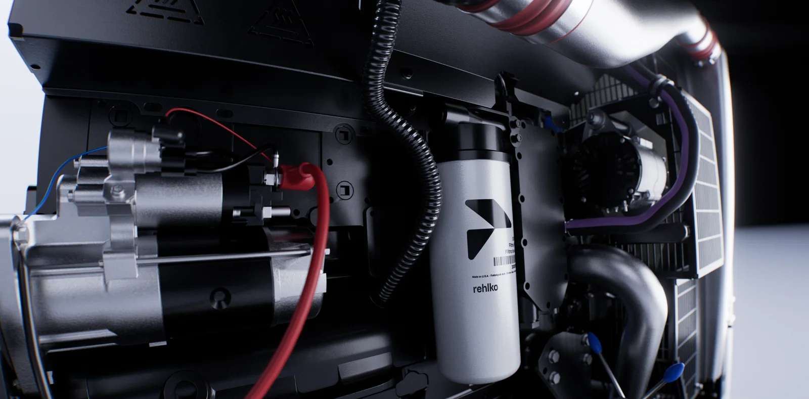 Rehlko KD Series engine detail