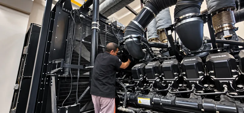 Gamma team carrying out maintenance